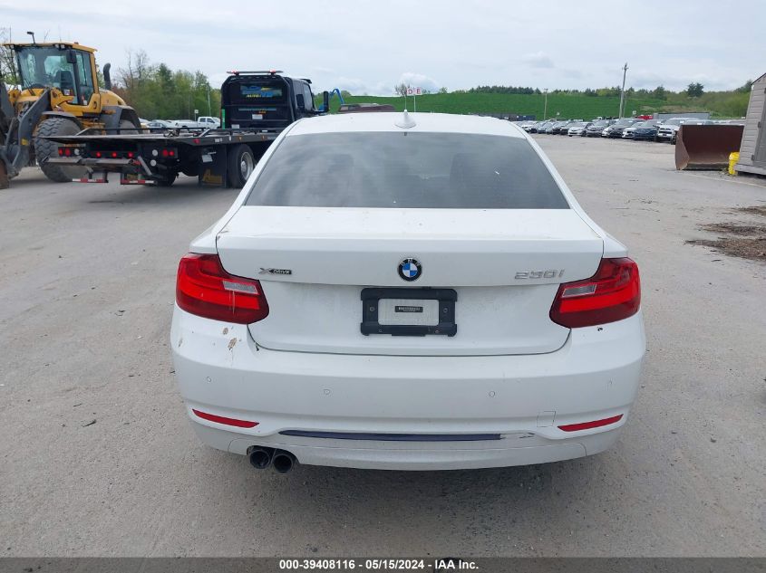 2017 BMW 230I xDrive VIN: WBA2H9C54HV641838 Lot: 39408116