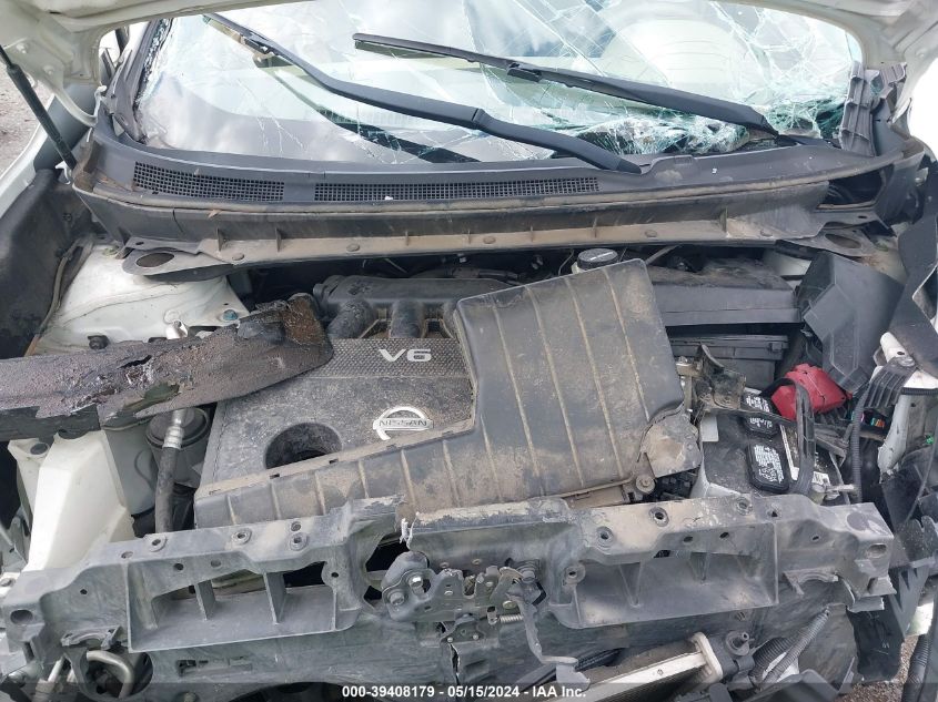 2014 Nissan Murano Sl VIN: JN8AZ1MU4EW409284 Lot: 39408179