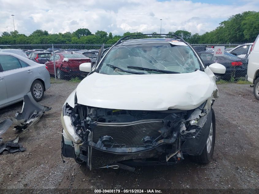 2014 Nissan Murano Sl VIN: JN8AZ1MU4EW409284 Lot: 39408179