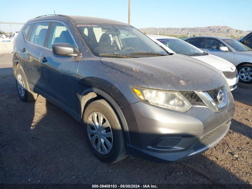 2016 Nissan Rogue S/Sl/Sv VIN: 5N1AT2MV6GC780622 Lot: 39408183