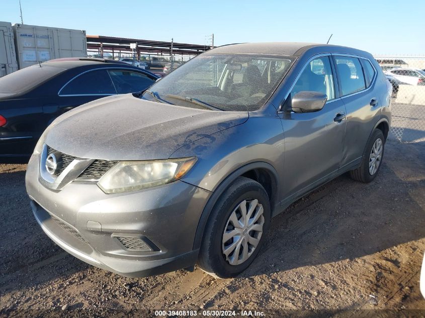 2016 Nissan Rogue S/Sl/Sv VIN: 5N1AT2MV6GC780622 Lot: 39408183