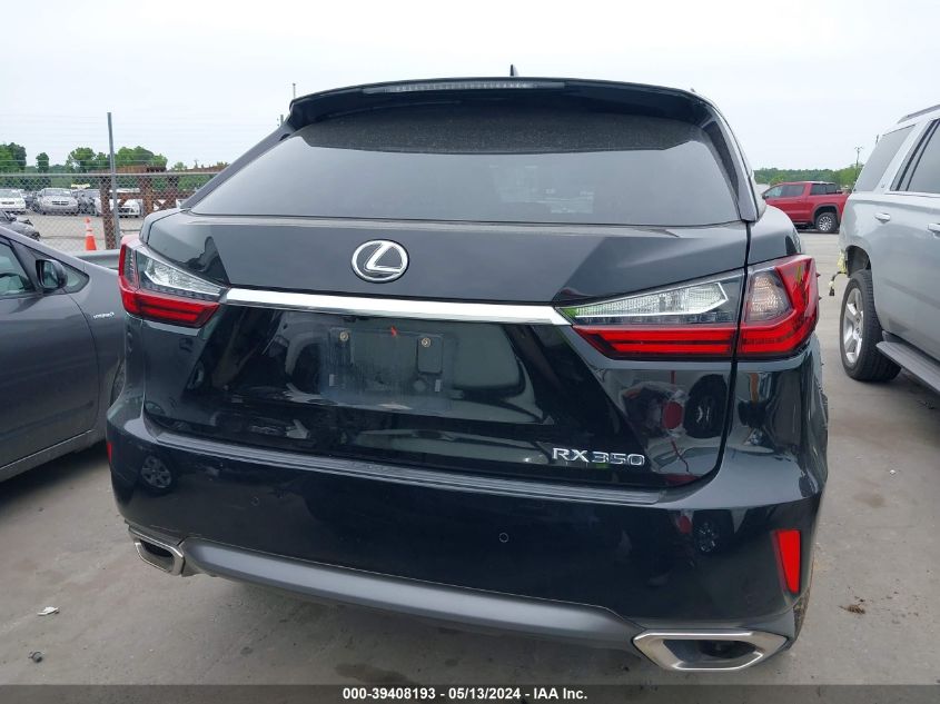 2016 Lexus Rx 350 VIN: 2T2BZMCA8GC029106 Lot: 39408193