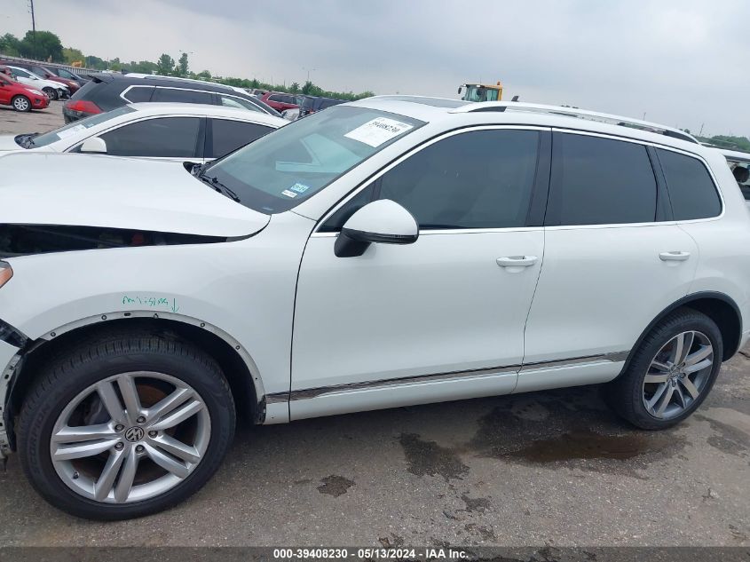 2014 Volkswagen Touareg 3.6L Executive VIN: WVGEF9BP7ED014945 Lot: 39408230