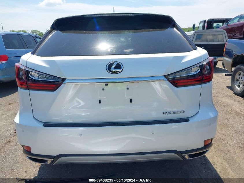 2022 Lexus Rx 350 VIN: 2T2HZMDA5NC352194 Lot: 39408235