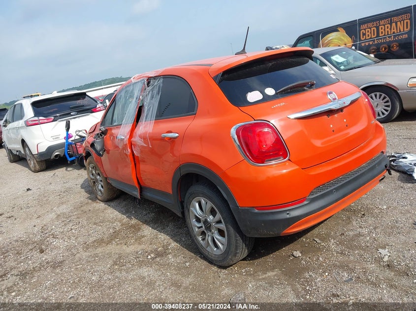 2016 Fiat 500X Easy VIN: ZFBCFYBT8GP365550 Lot: 39408237
