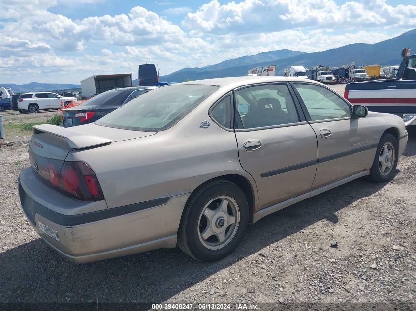 2001 Chevrolet Impala Ls VIN: 2G1WH55K819346744 Lot: 39408247