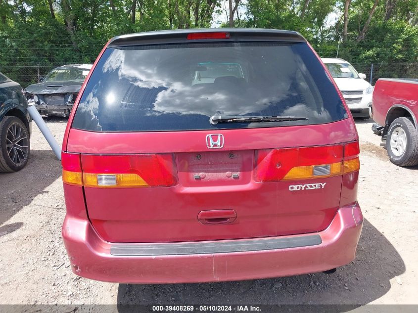 2002 Honda Odyssey Lx VIN: 5FNRL18562B046778 Lot: 39408269