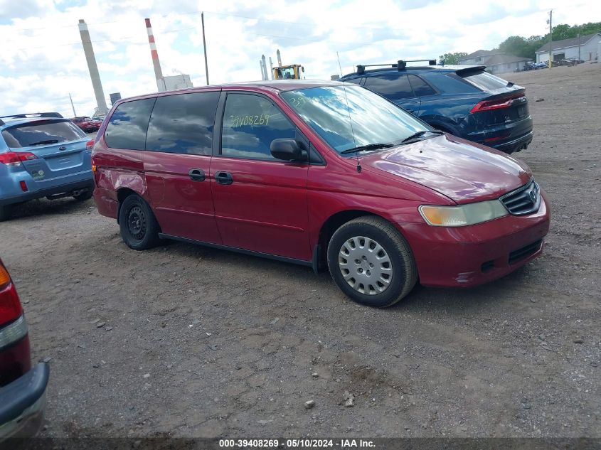 2002 Honda Odyssey Lx VIN: 5FNRL18562B046778 Lot: 39408269