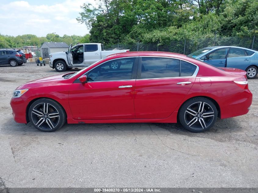 2016 Honda Accord Sport VIN: 1HGCR2F56GA106721 Lot: 39408270