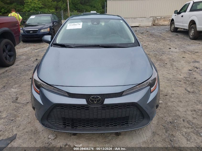 2021 Toyota Corolla Le VIN: JTDEPMAE0MJ186075 Lot: 39408276