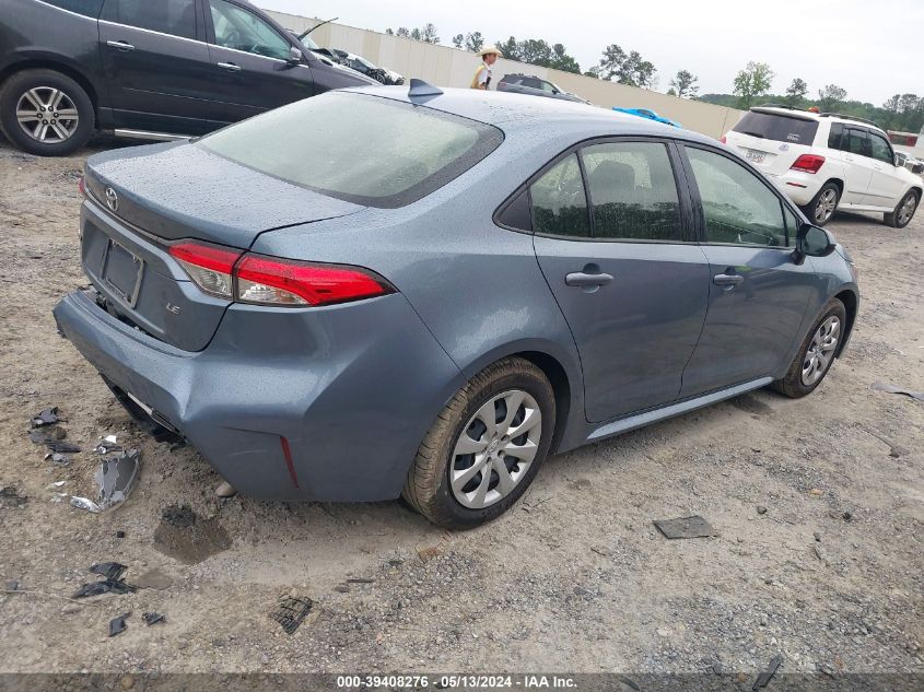 2021 Toyota Corolla Le VIN: JTDEPMAE0MJ186075 Lot: 39408276