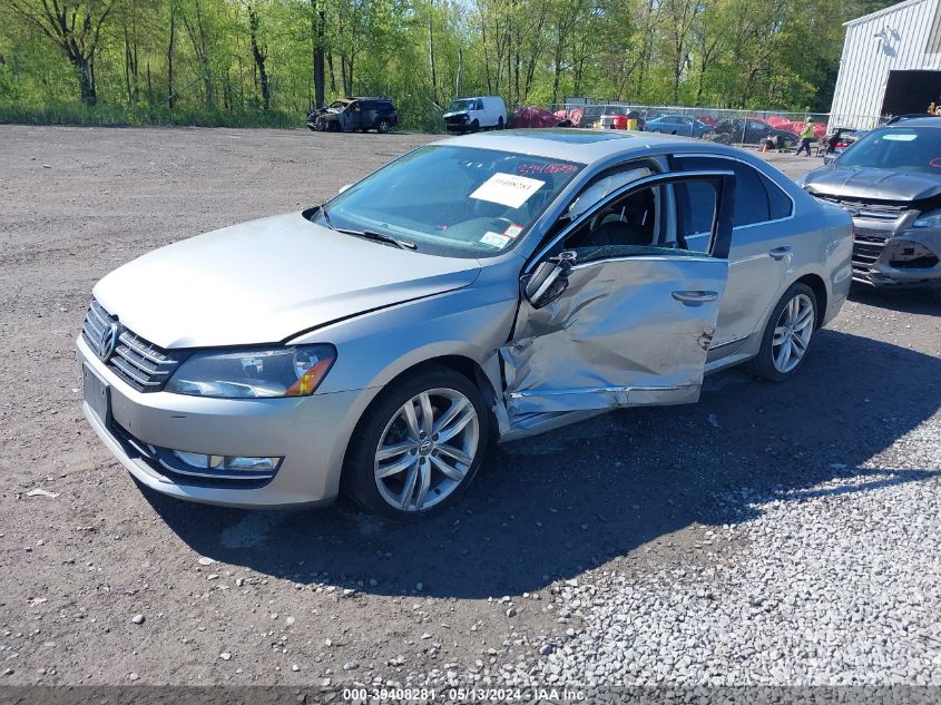 2013 Volkswagen Passat 3.6L V6 Sel Premium VIN: 1VWCM7A32DC077084 Lot: 39408281