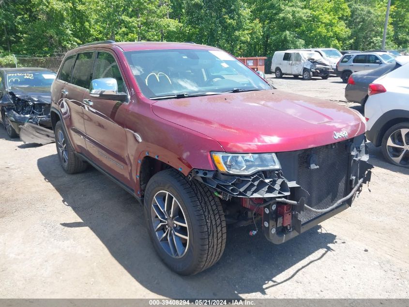 VIN 1C4RJFBG4KC695313 2019 JEEP GRAND CHEROKEE LIMITED 4X4
