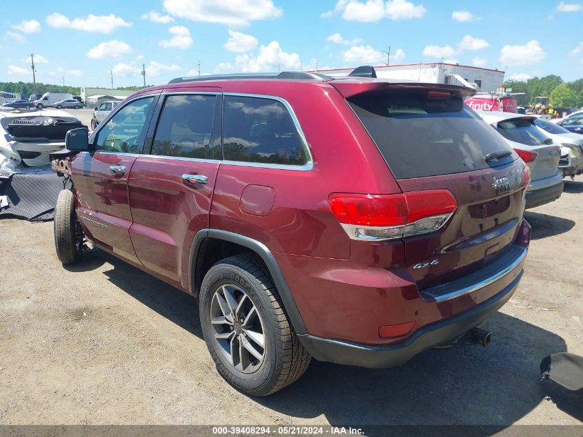 VIN 1C4RJFBG4KC695313 2019 JEEP GRAND CHEROKEE LIMITED 4X4