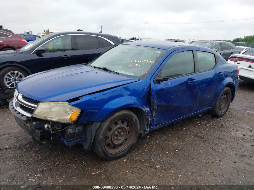 2014 Dodge Avenger Se VIN: 1C3CDZAB6EN105453 Lot: 39408298