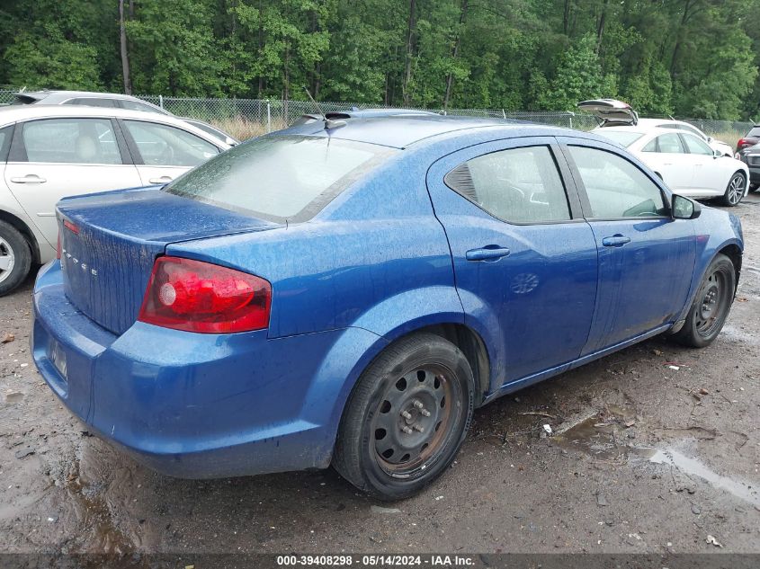 2014 Dodge Avenger Se VIN: 1C3CDZAB6EN105453 Lot: 39408298