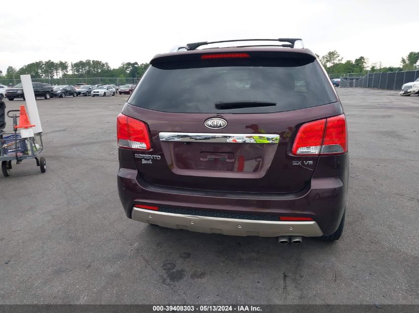 2011 Kia Sorento Sx V6 VIN: 5XYKW4A28BG173552 Lot: 39408303