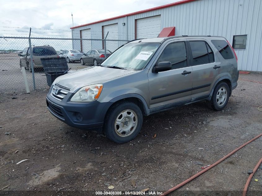 2005 Honda Cr-V Lx VIN: JHLRD68535C019522 Lot: 39408305