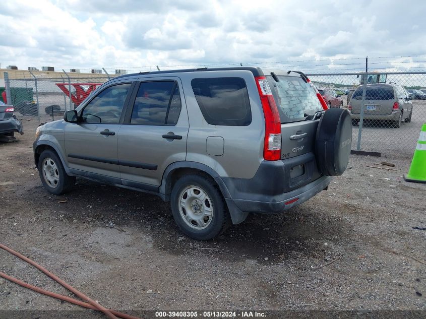 2005 Honda Cr-V Lx VIN: JHLRD68535C019522 Lot: 39408305