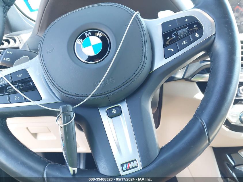 2021 BMW X3 xDrivem40I VIN: 5UXTY9C03M9G53673 Lot: 39408320