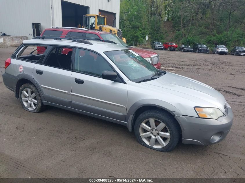 2007 Subaru Outback 2.5I VIN: 4S4BP61C376312204 Lot: 39408328