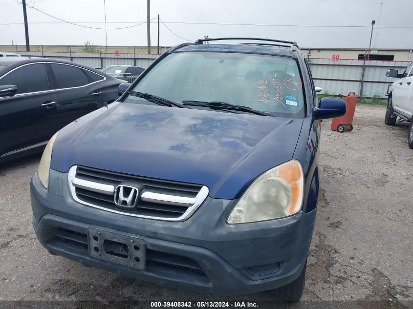 2002 Honda Cr-V Ex VIN: JHLRD78842C093320 Lot: 39408342