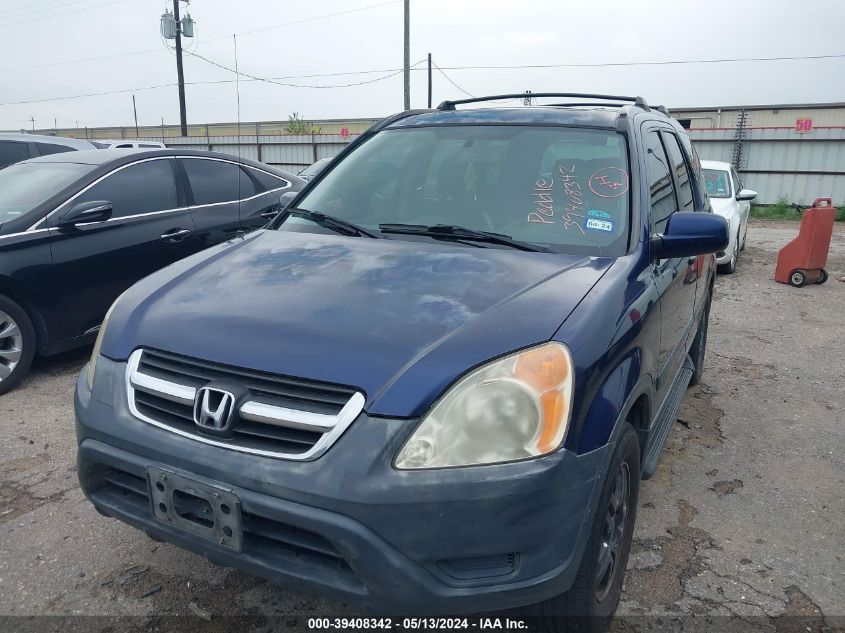 2002 Honda Cr-V Ex VIN: JHLRD78842C093320 Lot: 39408342