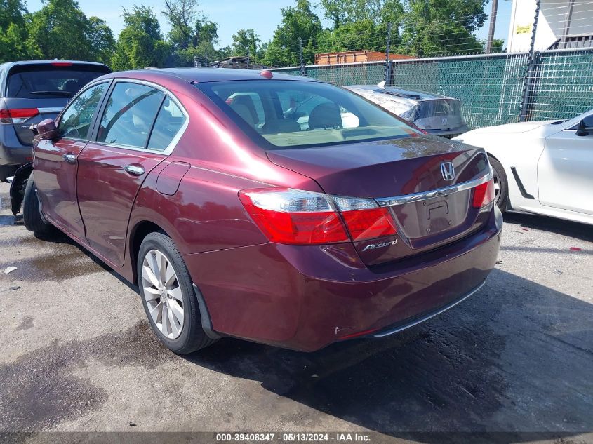 2013 Honda Accord Ex-L VIN: 1HGCR2F85DA185708 Lot: 39408347