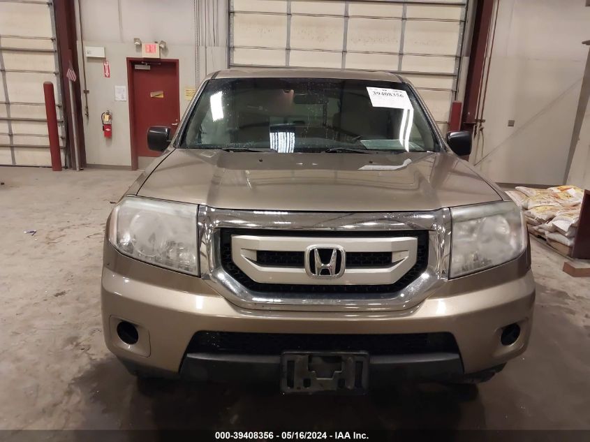 2011 Honda Pilot Lx VIN: 5FNYF3H23BB056379 Lot: 39408356