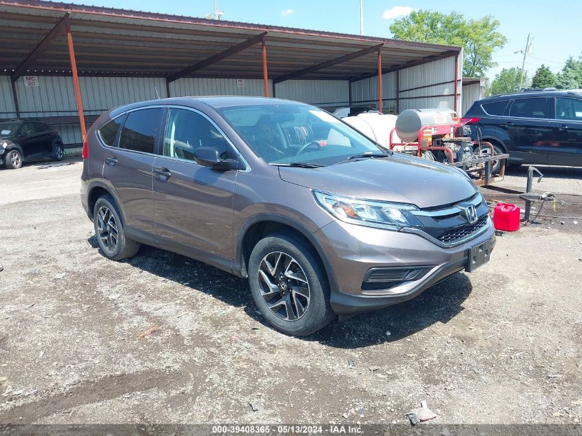 2016 HONDA CR-V SE - 5J6RM4H40GL134830