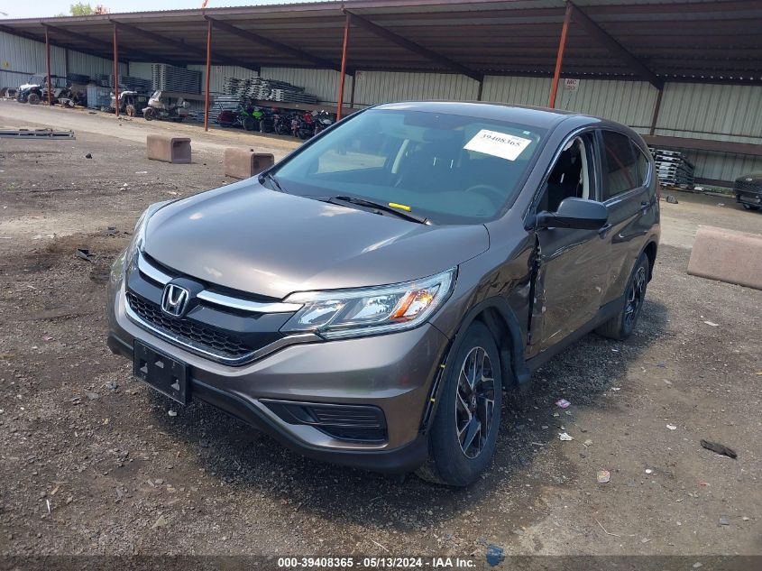 2016 Honda Cr-V Se VIN: 5J6RM4H40GL134830 Lot: 39408365