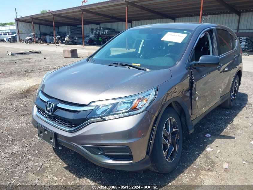 2016 Honda Cr-V Se VIN: 5J6RM4H40GL134830 Lot: 39408365