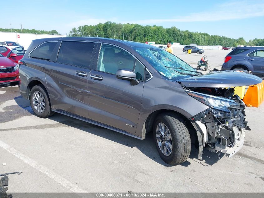 2021 Toyota Sienna Xle VIN: 5TDYSKFC7MS009856 Lot: 39408371