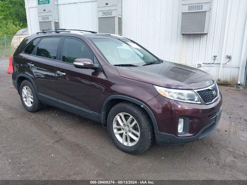 2014 Kia Sorento Lx VIN: 5XYKT4A77EG444352 Lot: 39408374