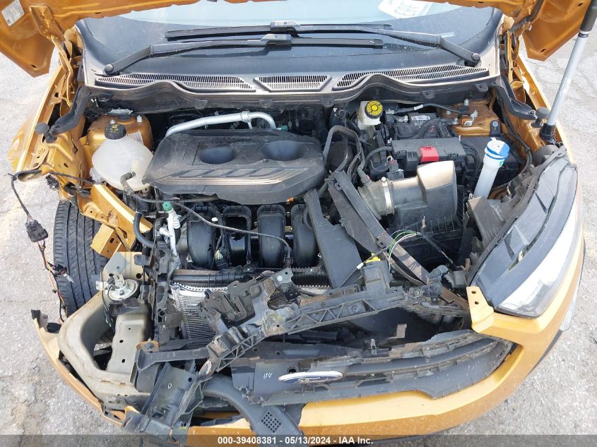 2022 Ford Ecosport S VIN: MAJ6S3FL4NC464654 Lot: 39408381