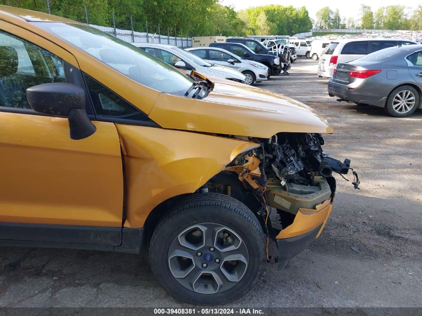 2022 Ford Ecosport S VIN: MAJ6S3FL4NC464654 Lot: 39408381