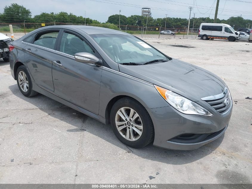 2014 Hyundai Sonata Gls VIN: 5NPEB4AC2EH934445 Lot: 39408401