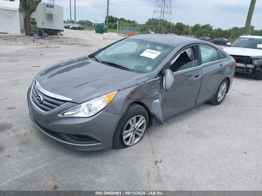 2014 Hyundai Sonata Gls VIN: 5NPEB4AC2EH934445 Lot: 39408401