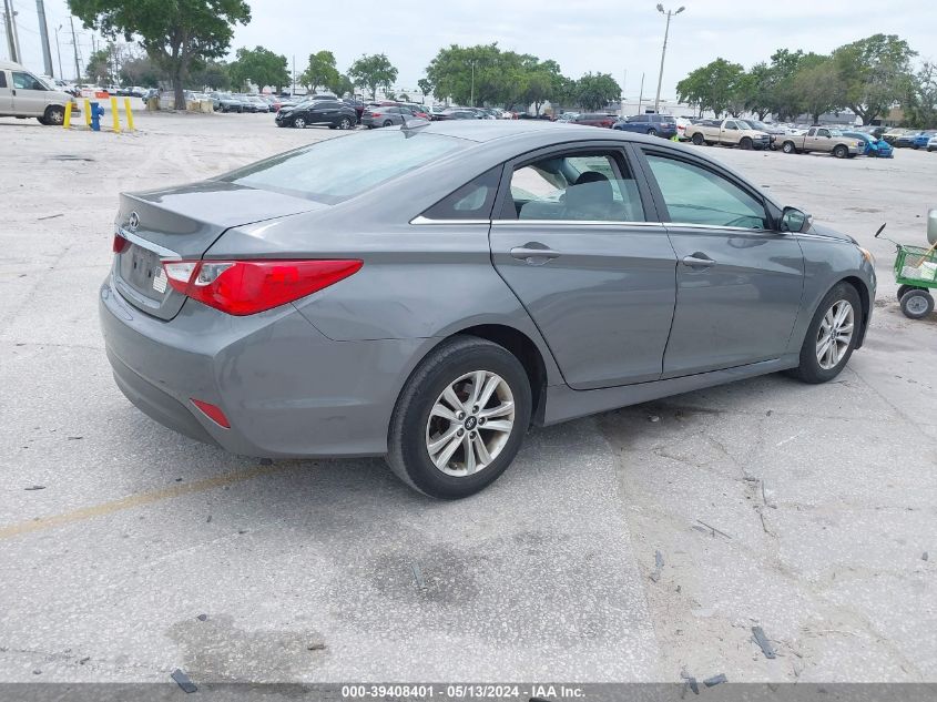 2014 Hyundai Sonata Gls VIN: 5NPEB4AC2EH934445 Lot: 39408401