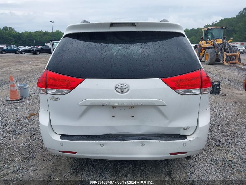 2012 Toyota Sienna Le V6 8 Passenger VIN: 5TDKK3DC8CS190706 Lot: 39408407