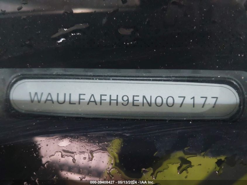 2014 Audi A5 2.0T Premium VIN: WAULFAFH9EN007177 Lot: 39408427