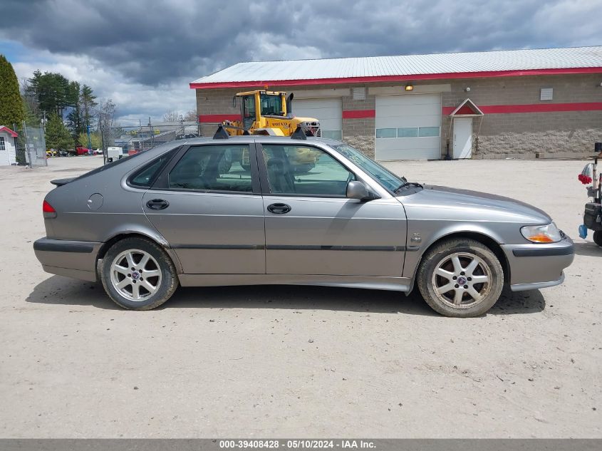 2002 Saab 9-3 Se VIN: YS3DF55K822016843 Lot: 39408428