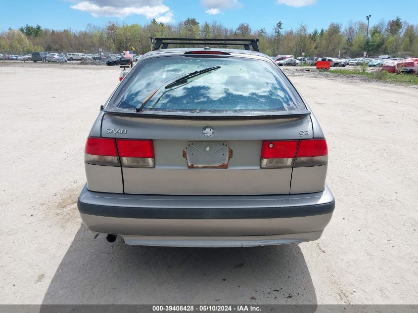 2002 Saab 9-3 Se VIN: YS3DF55K822016843 Lot: 39408428