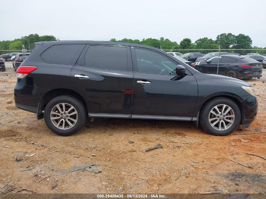 2014 Nissan Pathfinder S VIN: 5N1AR2MN7EC695641 Lot: 39408435