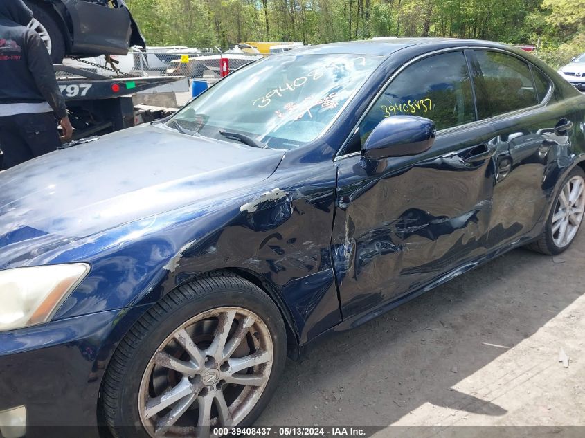 2007 Lexus Is 350 VIN: JTHBE262272007141 Lot: 39408437