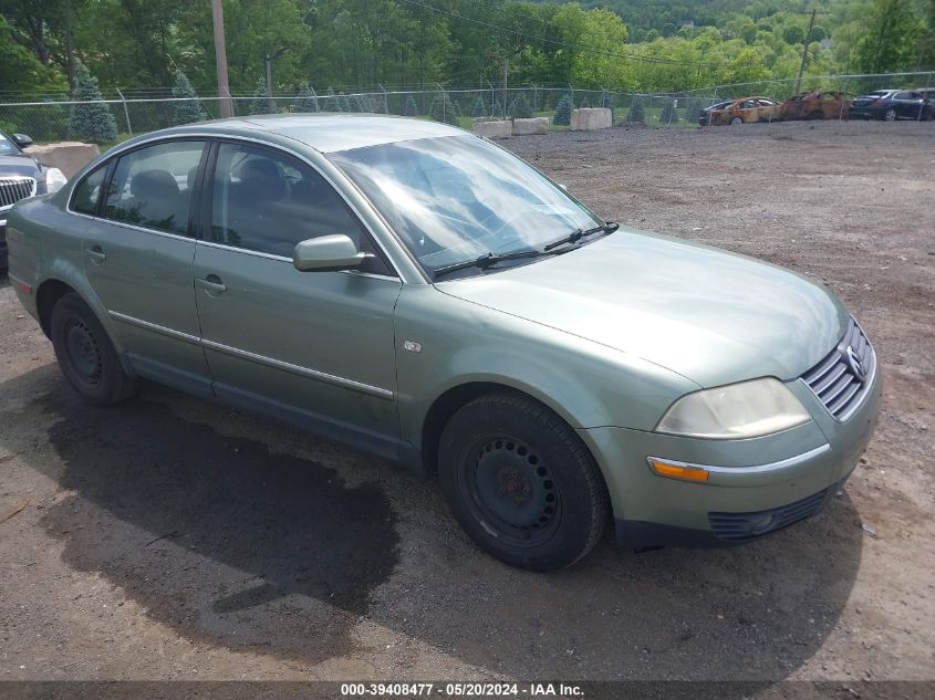 2002 Volkswagen Passat Gls VIN: WVWPD63B22P444073 Lot: 39408477