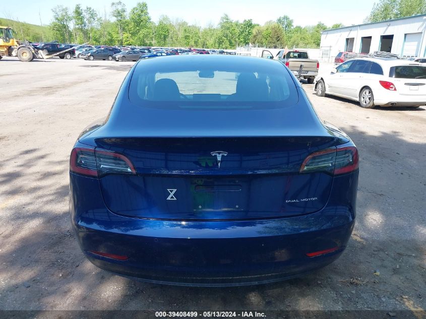 2018 Tesla Model 3 Long Range/Performance VIN: 5YJ3E1EB3JF064972 Lot: 39408499