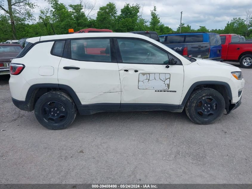 2018 Jeep Compass Sport Fwd VIN: 3C4NJCAB7JT151684 Lot: 39408498