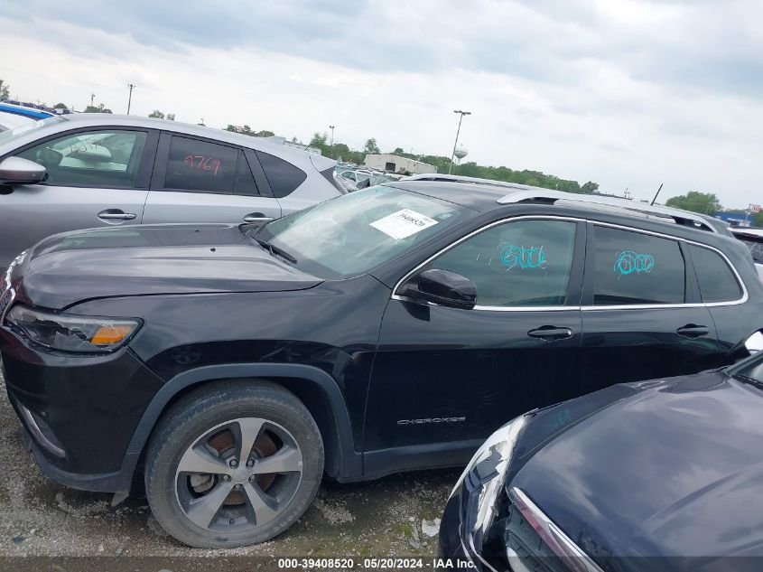 2019 Jeep Cherokee Limited Fwd VIN: 1C4PJLDB7KD419340 Lot: 39408520