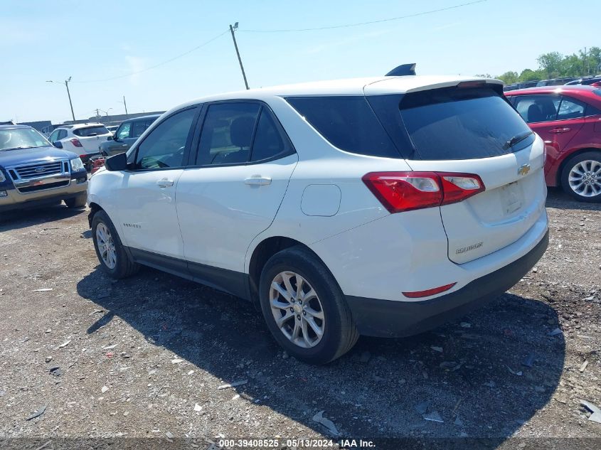 2019 Chevrolet Equinox Ls VIN: 3GNAXHEV0KS506367 Lot: 39408525